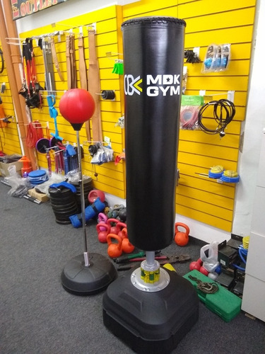 Imagen 2 de 4 de Bolsa De Box Boxeo De Piso Pie Stand Flexible Resorte Fitnes