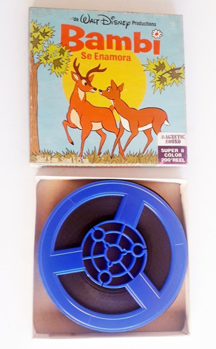 Pelicula Super 8 Bambi Se Enamora Disney Color - Sonora Cx3d