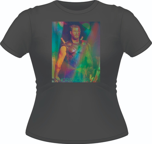 Polera Mujer Algodon Premium Thor Ragnarok Marvel