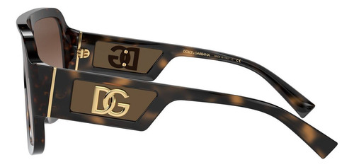Lentes Sol Dolce & Gabbana Dg4401 Oversized Square Italy 58