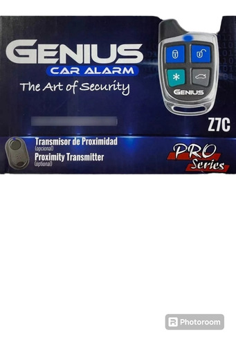 Alarma Genius Modelo Euro3 Máx Antiescanner 