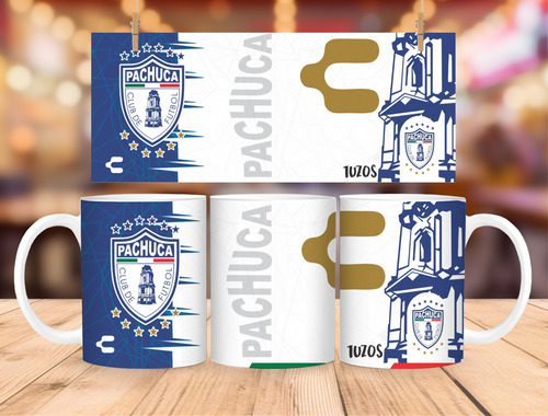 Tazas De Cafe Personalizadas Equipo Futbol Liga Mexicana #9