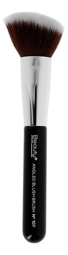 Brocha Angular Para Rubor N107 Beauty Tools Color Negro