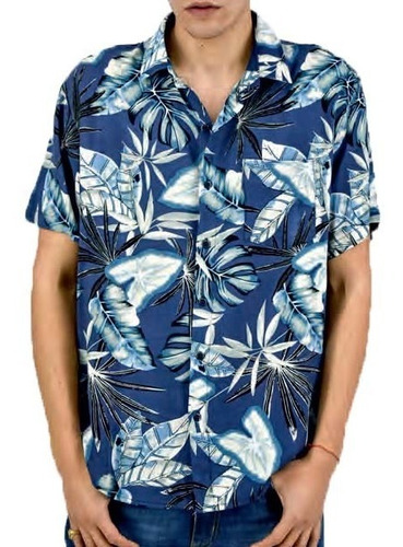 Camisa Manga Corta Floreada Acacia | Moha (131241)