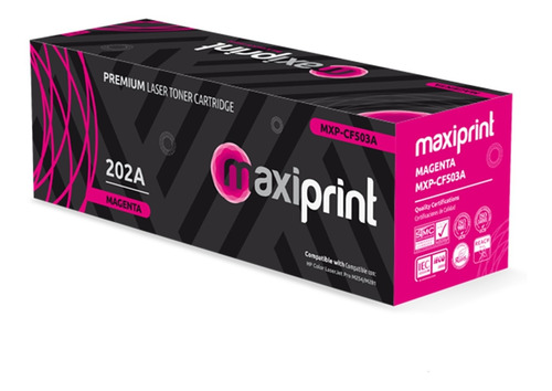 Imagen 1 de 2 de Toner Maxiprint Compatible Hp Canon Magenta Cf503a 054m