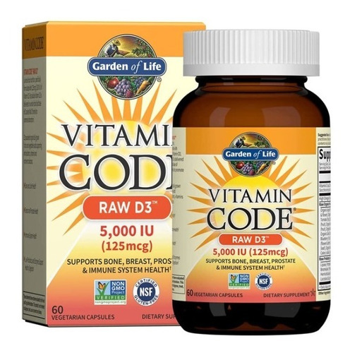Vitamina D3 5000 Iu 60 Cápsulas
