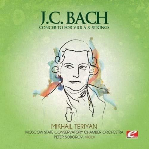 Cd J.c. Bach Concerto For Viola And Strings (digitally...