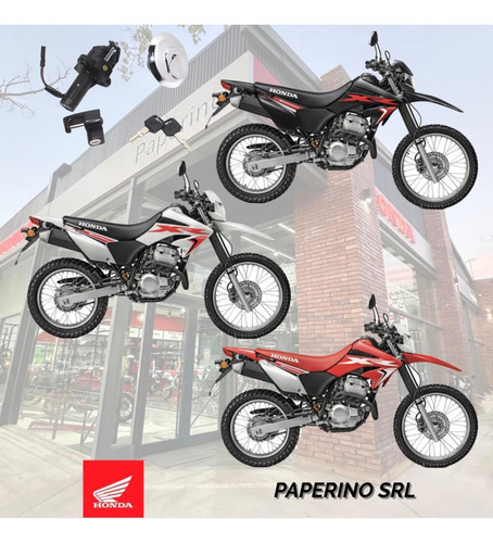 Kit Cerradura Honda Tornado Xr250 2018 2019 Original Paperin