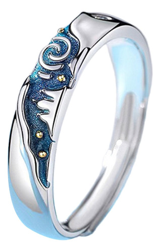 (m) Anillo De Pareja Van-gogh Starry-sky Para Mujer Y Hombre