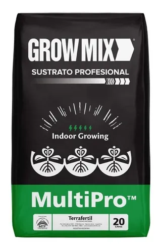 comprar Sustrato Growmix Tierra Fértil Multipro Perlita 20 Litros