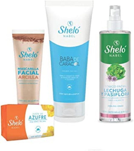 Acne Limpieza Facial Kit Quita Manchas Cara Barros Shelo Nab