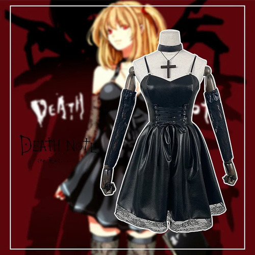 Disfraz De Death Note Misa Amane, Piel Sintética, Para Cospl