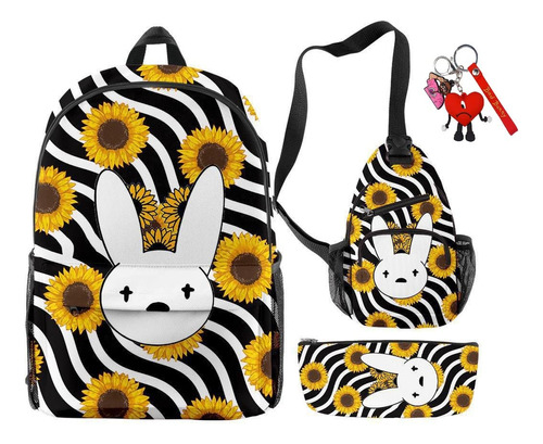 Mochila Moda Para Laptop Gran Capacidad Linda Dibujo Animado