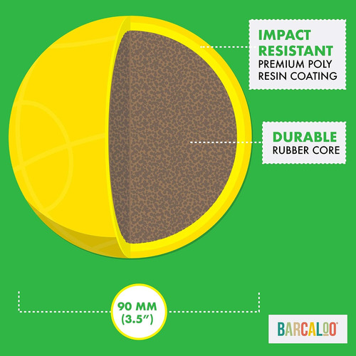 Juego De 8 Bolas Barcaloo Con Bolsa, Multicolor