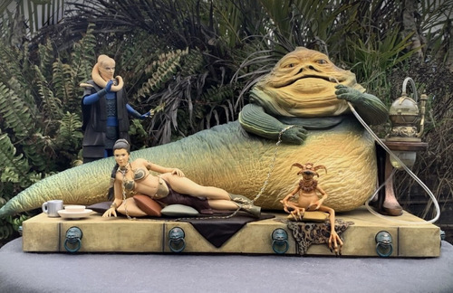 Star Wars Jabba The Hutt Diorama Archivo Stl Impresion3d 