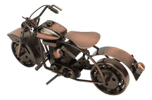 Modelo De Moto De Metal Retro Hecho A Mano, Coleccionable, V