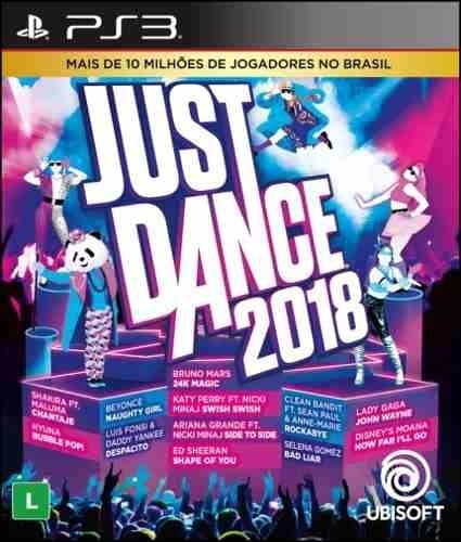 Jogo Mídia Física Just Dance 2018 Dança Do Playstation 3 Ps3
