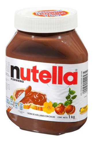 Nutella 1 Kilo Marca Ferrero Con Envío Gratis