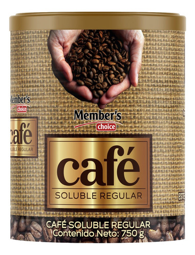 Cafe Soluble Regular Members Choice 750g