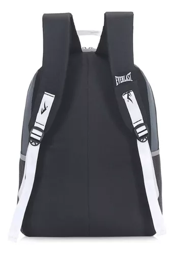 Mochila Deportiva Urbana Reforzad Hombre Mujer Niño Everlast Color Negro