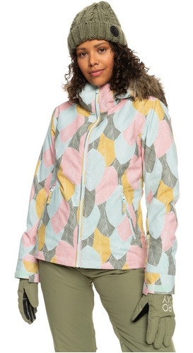 Campera Roxy Invierno Jet Sky Mujer Snow Impermeable 10k