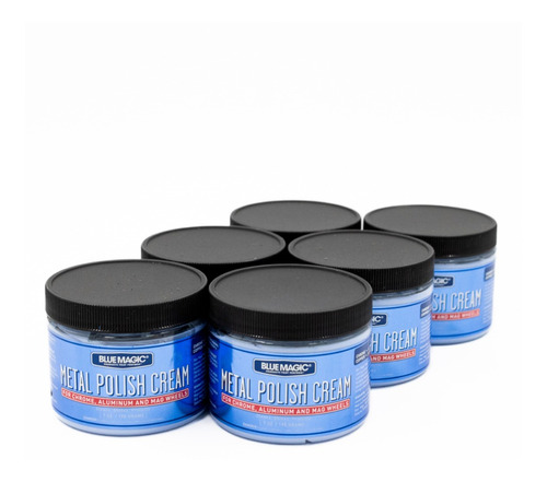 Kit De 6 Cremas Abrillantadoras Para Auto Blue Magic