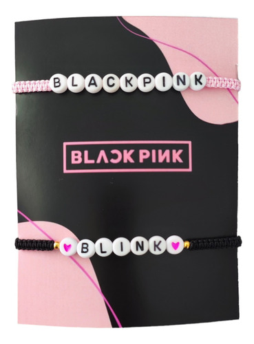 Pulseras Black Pink K Pop Blink Moda Amigas