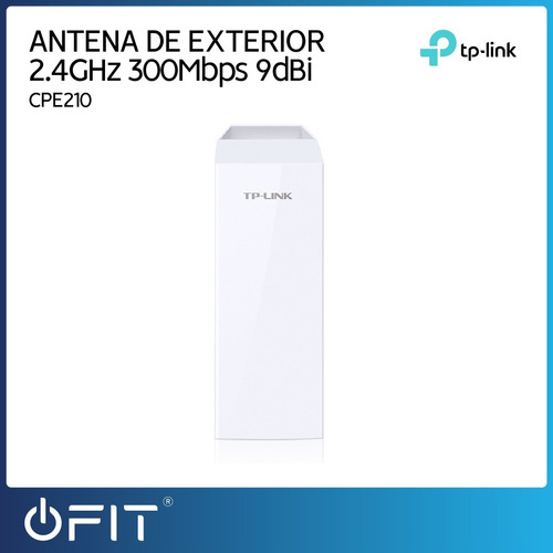 Antena Wifi Exterior Tp Link Cpe210 2.4ghz 300mbps 9dbi