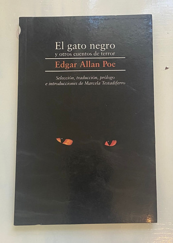 Edgar Allan Poe El Gato Negro Y Otros Cuentos De Terror