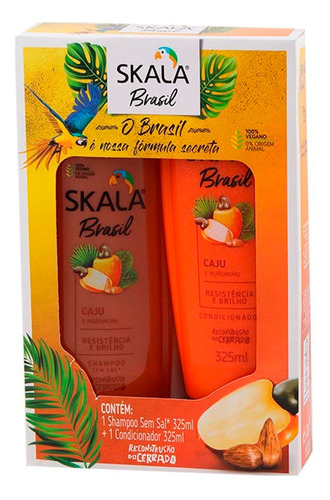 Shampoo Mas Acondicionador 325ml Brasil Skala