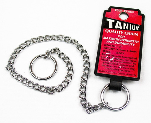 Four Paws Tanium Collar Ahorcador 2.0mm 45cm Para Perros 