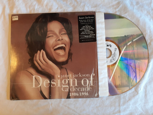 Janet Jackson Design Of A Decade 1986/1996 Laserdisc Usa Nm+