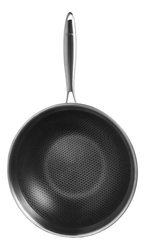 Imagen 3 de 7 de Wok Hudson Nro 30 Acero Inoxidable Profesional Inducción