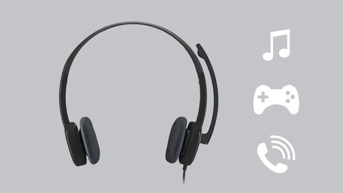 Audífonos Logitech H151 Con Micrófono Y Controles Integrados