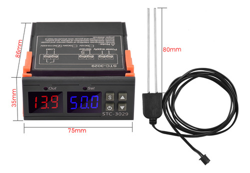 Higrómetro Mini 0% ~ 100% Rh 10a Que Mide La Humedad Con Ran