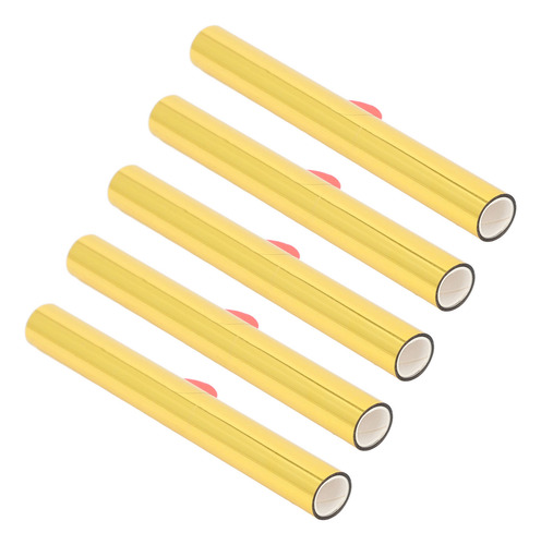 Papel De Estampado En Caliente, 5 Rollos, Lámina De Transfer