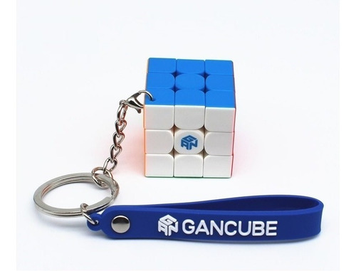 Imagem 2 de 5 de Cubo Mágico 3x3x3 Gan 330 Em Forma De Chaveiro Original