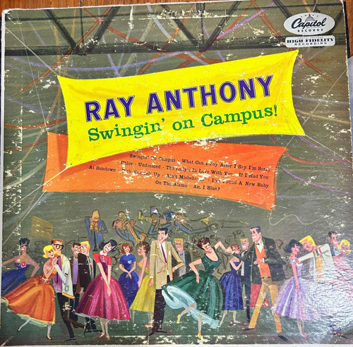 Disco Vinilo De Época Swingin' On Campusray Anthony