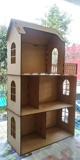casa de madera para barbie mercadolibre