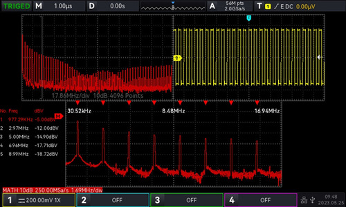Uni-t Osciloscopio Digital Ultra Fosforo 3d Upo1204 200mhz