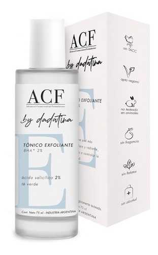 Acf Dadatina Tonico Exfoliante Facial Acido Salicilico Local