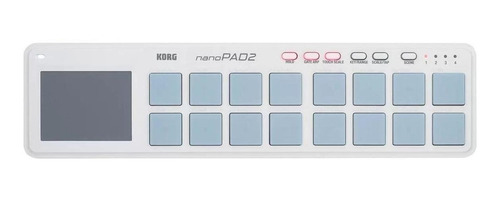 Controlador Midi Korg Nanopad2 Color Blanco