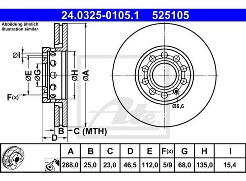 Discos [d] Ranurados Audi A4 2006 Sedan 2.5 161hp Ate Par