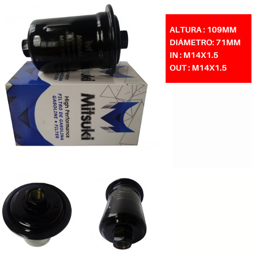 Filtro Gasolina Compatible Hyundai Galloper V6 3.0 1998 2003