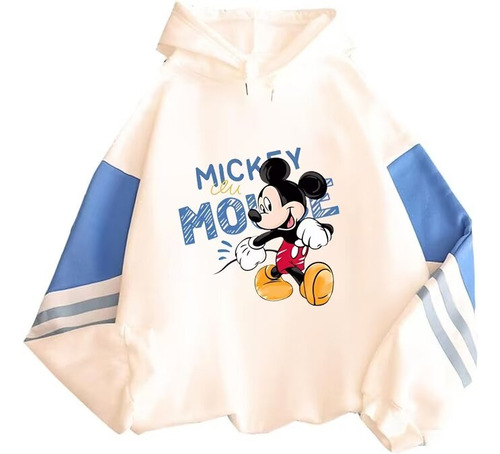 Sudadera Con Diseño De Bloques De Color Mickey Mouse Smile W