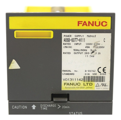 Fanuc Servo Power Supply Module A06b-6077-h111