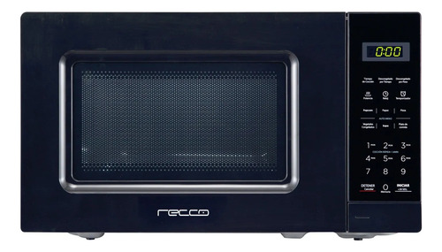 Microondas Digital Recco Cucina 20 Litros Color Negro 1050w