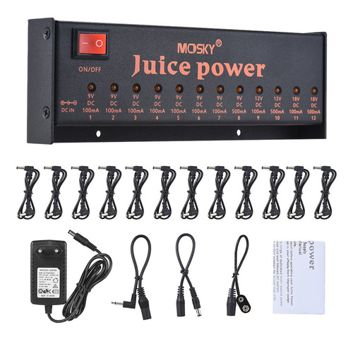 Imagen 5 de 9 de Mosky Juice Power - Fuente De Alimentación (12 Unidades)