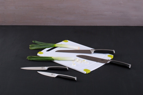Imagen 3 de 10 de Cuchillo Chef 20 Cm. Linea Plus Acero Inox Ilko