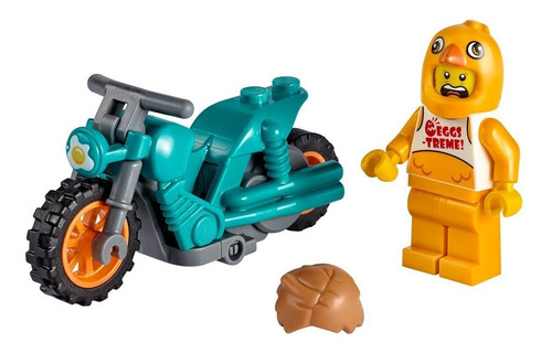 Brinquedo Lego City Motocicleta De Acrobacias Galinha 60310